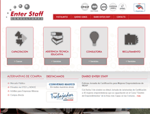 Tablet Screenshot of enterstaff.cl